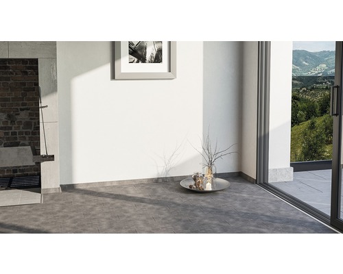 Intérieur avec barbecue, image, décoration et vue sur la verdure