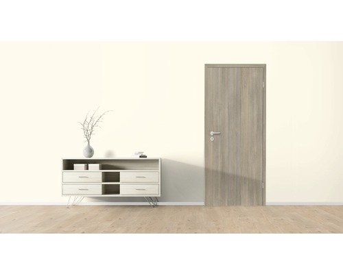 Scène d''intérieur avec commode et porte intérieure