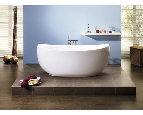 Ovale Badewanne OTTOFOND Pessoa 83,5 x 180 cm weiss glatt 863801 Ovale Badewanne OTTOFOND Pessoa 83,5 x 180 cm weiss glatt 863801