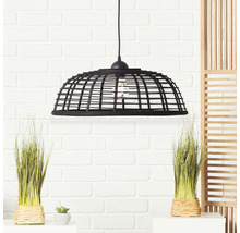 Pendelleuchte 1-flammig HxØ 120x47 cm schwarz