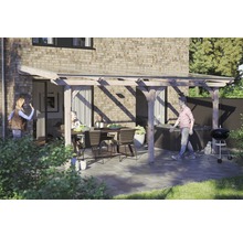 Toiture pour terrasse SKAN HOLZ Rimini, 541x300 cm sapin de Douglas