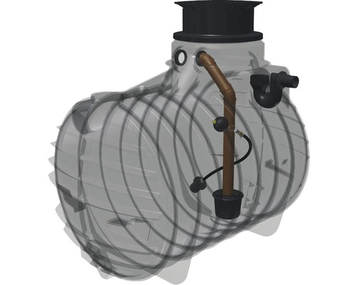 Cuve de jardin à enterrer pour la retenue et la rétention d'eau de pluie 3 400 litres Cuve de jardin à enterrer pour la retenue et la rétention d'eau de pluie 3 400 litres