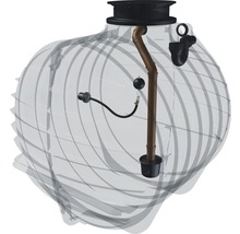 Cuve de jardin à enterrer pour la retenue/rétention d'eau de pluie et alimentation de la maison et du jardin 6 000 litres