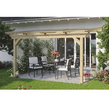 Toiture pour terrasse SKAN HOLZ Ancona 434x400 cm nature