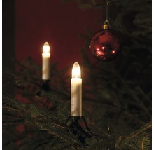 Sapin de Noël avec bougies pour sapin et boule de Noël