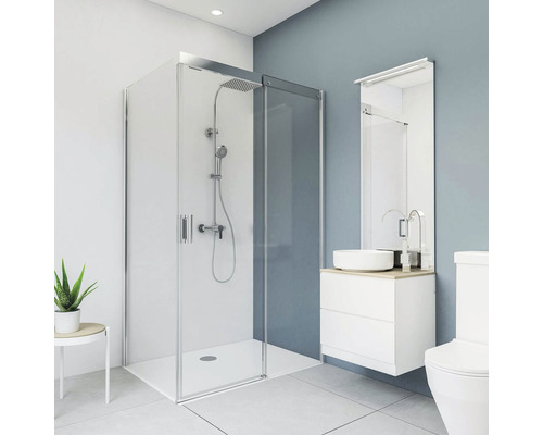 Panneau mural de douche BREUER - pierre blanc 255 x 100 cm 9482508000203