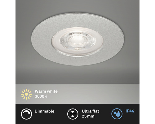 Spot encastrable avec fonction de variation et indice de protection IP44