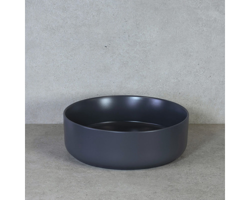 Bol en céramique gris foncé