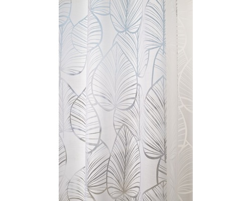 Rideau avec motif de feuilles