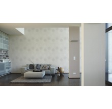 Papier peint intissé 3032-88 New Life uni brillant gris