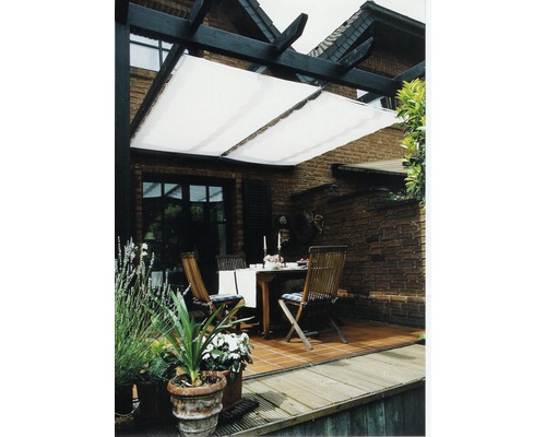 Toile pour pergola blanc 270x140 cm