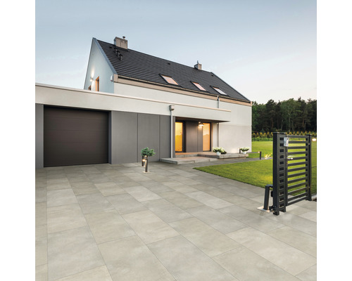 FLAIRSTONE Feinsteinzeug Terrassenplatte Garden sand rektifizierte Kante 120 x 60 x 2 cm