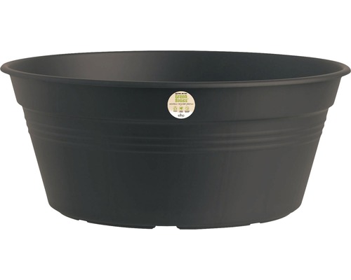 Bac à fleurs elho Green Basics® plastique Ø 33 H 14 cm noir