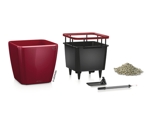 Pot de fleurs avec système d''irrigation et accessoires