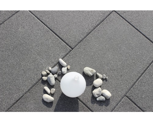 Dalles pour terrasses en béton iStone Starter basalte 40 x 40 x 4 cm