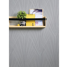 Vliestapete 37553-4 New Elegance Farn grau