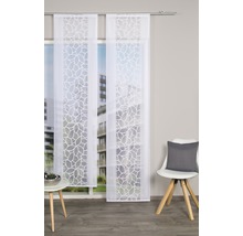 Flächenvorhang Konturo weiss 57x125 cm