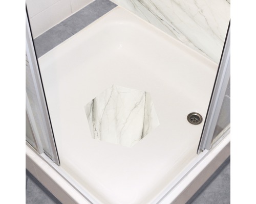 Douche avec insert antidérapant à l''intérieur