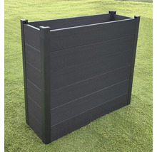 Rechteckiger Pflanzkasten aus Holz für den Aussenbereich