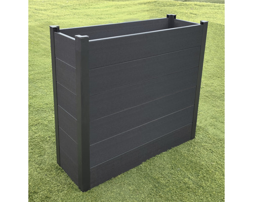 Rechteckiger Pflanzkasten aus Holz für den Aussenbereich