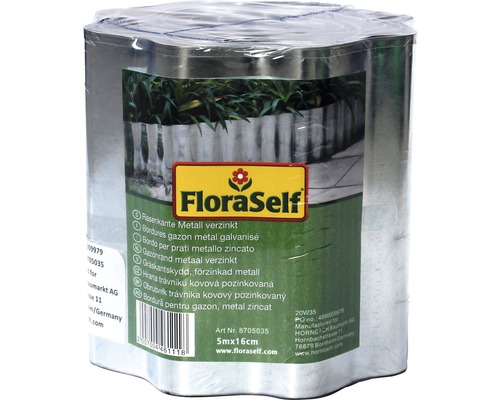 Rasenkante FloraSelf 500 x 16 cm verzinkt