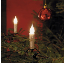 Sapin de Noël décoratif avec bougies LED et boule de Noël