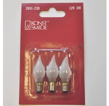 Trois lampes pour arche lumineuse 12 volts et 3 watts dans l''emballage