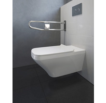 Wand-WC mit Haltegriff für mehr Komfort und Sicherheit im Badezimmer.