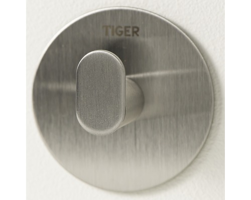 Tiger Logo Kleiderhaken aus Edelstahl