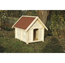 Hundehaus aus Holz mit Dachpappe