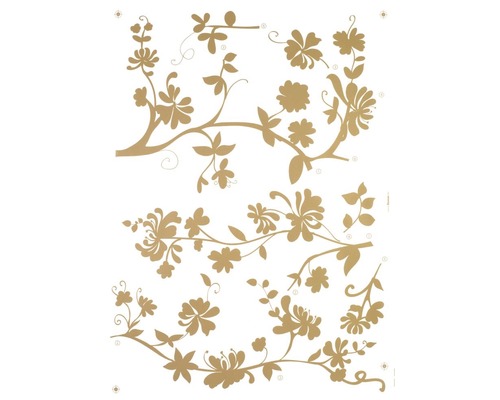 Motif floral à des fins décoratives