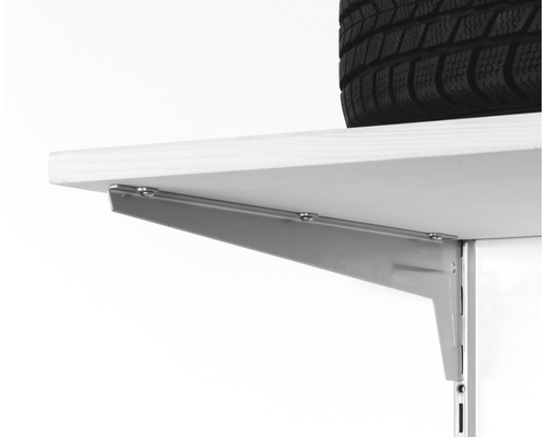 Étagère avec tablettes et rails d''étagère