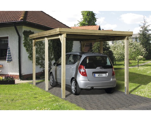 Einzelcarport Optima Gr. 1, 322x512 cm kesseldruckimprägniert