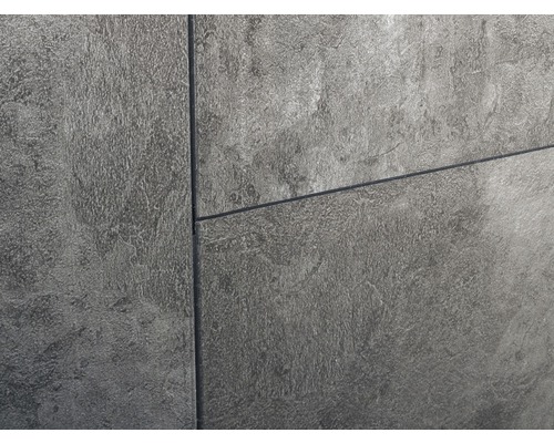 Gros plan de carreaux gris avec motif de pierre