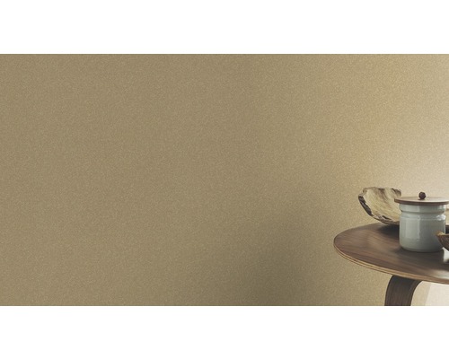 Gros plan d''un papier peint vinyle doré avec une finition scintillante