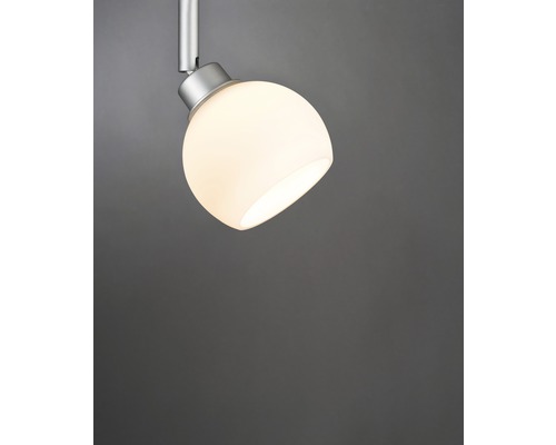 Plafonnier avec abat-jour rond en verre