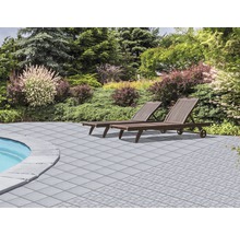 Klickfliese Granit 30x30 cm grau