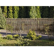 Vorgartenzaun Lafiora aus Weide 120 x 100 cm natur-thumb-2