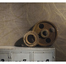 Papier peint avec engrenages sur une armoire métallique