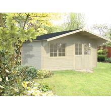 Abri de jardin en bois avec fenêtre et double porte