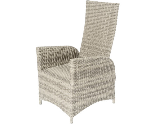Gartensessel aus Rattan mit Armlehne und hoher Rückenlehne