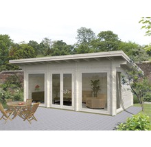 Gartenhaus Palmako Heidi 19,7 m² inkl. Fussboden 748 x 450 cm natur
