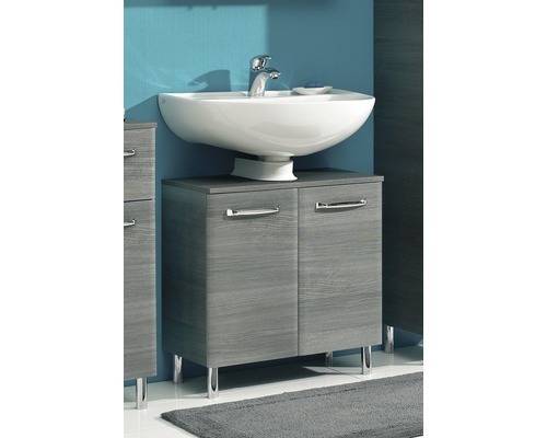 Waschtischkombination mit Unterschrank und Keramikwaschbecken im Badezimmer