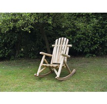 Schaukelstuhl Garden Place Kim 98 cm Holz hell