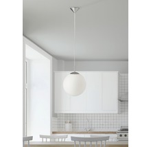 Pendelleuchte Fantasia weiss-alu 1 x 60 W E27 Ø 30 cm