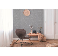 Papier peint intissé 37900-2 Metropolitan Stories 2 cercles argent