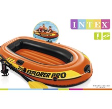 Intex Explorer Pro 200 Schlauchboot mit Paddel und Luftpumpe