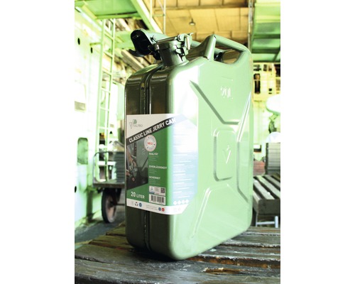 Bidon à carburant en métal d''une capacité de 20 litres