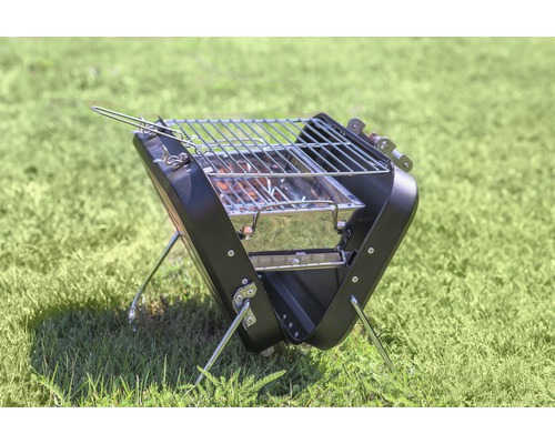 Tragbarer Holzkohlegrill für Camping und Outdoor