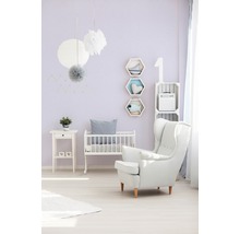 Vliestapete 2194-80 Boys & Girls violett Punkte grau